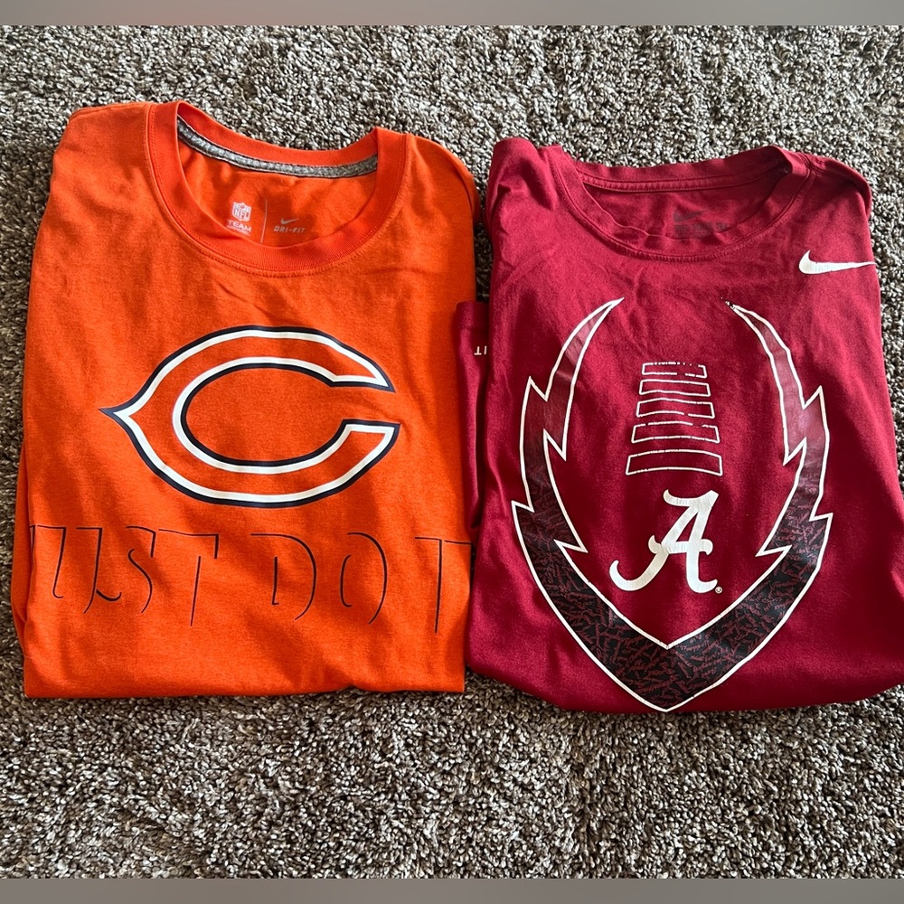 Nike Kids' Red and Orange Graphic T-Shirts